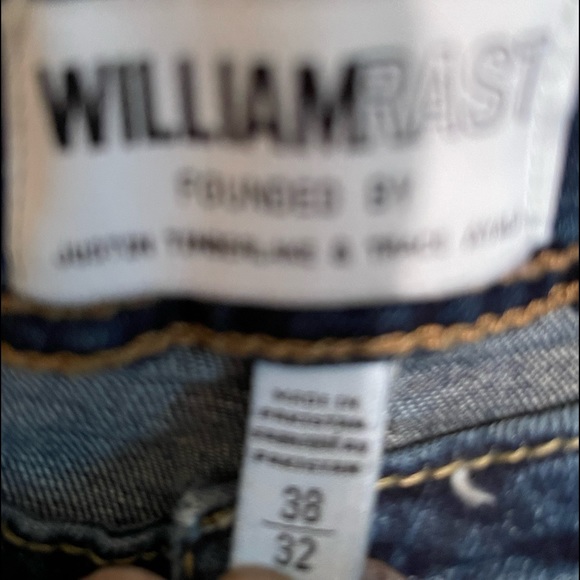 William Rast Straight leg jeans Justin Timberlake trace Ayala 38 32 - Picture 3 of 3